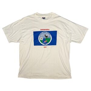 Vintage 1992 Deer Newton County Arkansas Sesquicentennial T Shirt